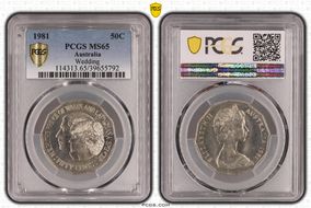 1981 50C Wedding MS65