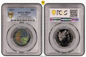 2013 20C Colorized Platypus MS69