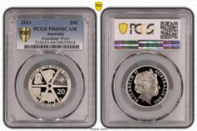 2011 20C Australian Wool PR69DCAM