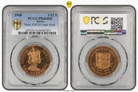 1960 1/12 S Mule, KM-24 Large Head PR66RD