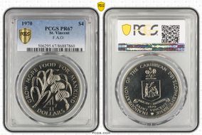 1970 $4 F.A.O. PR67