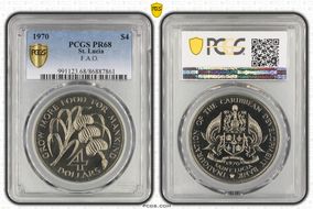 1970 $4 F.A.O. PR68