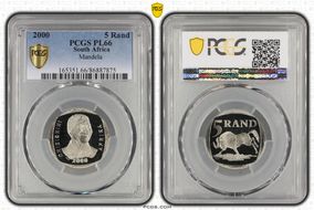 2000 5 Rand Mandela PL66