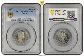 1955 50 Mil PR64CAM