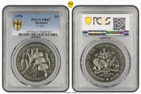 1970 $4 F.A.O. PR67