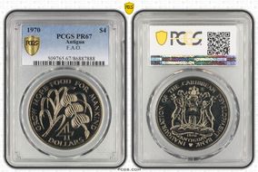 1970 $4 F.A.O. PR67