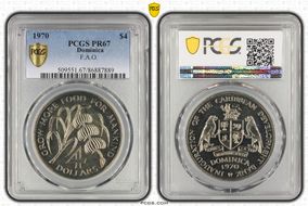 1970 $4 F.A.O. PR67