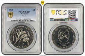 1970 $4 F.A.O. PR67