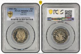 1983-Mo 50C KM-452 PR68DCAM