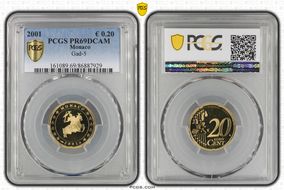 2001 € 0.20 Gad-5 PR69DCAM