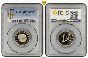 2001 € 1 Gad-MC178 PR69DCAM