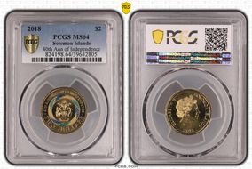 2018 $2 40th Ann of Independence Colorized MS64