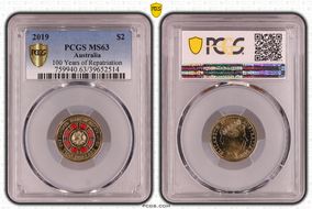 2019 $2 100 Years of Repatriation Colorized MS63