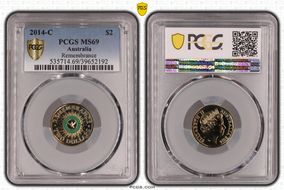 2014-C $2 Remembrance Colorized MS69