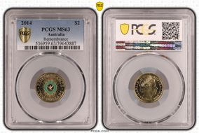 2014 $2 Remembrance - Colorized MS63