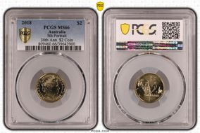 2018 $2 4th Portrait MS66