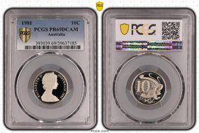 1981 10C PR69DCAM