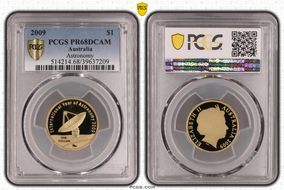 2009 $1 Astronomy PR68DCAM