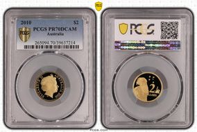 2010 $2 PR70DCAM