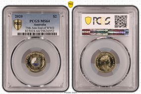 2020 $2 75th Ann End of WWII Colorized MS64