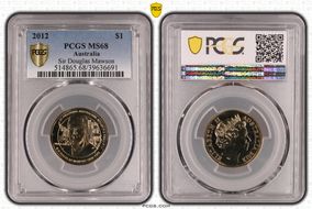 2012 $1 Sir Douglas Mawson MS68
