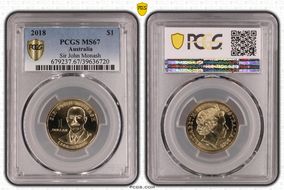 2018 $1 Sir John Monash MS67
