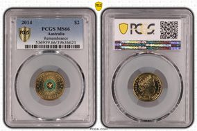 2014 $2 Remembrance - Colorized MS66