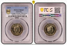 2019 $1 Coinage Portrait 1998-2019 MS69