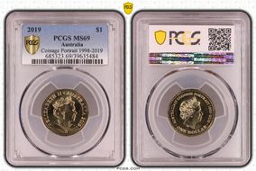 2019 $1 Coinage Portrait 1998-2019 MS69