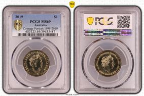 2019 $1 Coinage Portrait 1998-2019 MS69