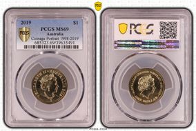 2019 $1 Coinage Portrait 1998-2019 MS69