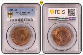 1947 (m) 1D MS64BN