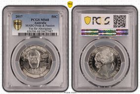 2017 50C MABO Pride & Passion Yes for Aboriginals MS68