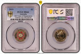 2019 $2 100 Years of Repatriation Colorized MS66