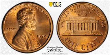 1974 1C MS67RD