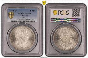 1875-D 5 Mk J-42 MS64