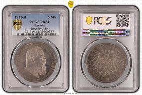 1911-D 5 Mk Birthday J-50 PR64