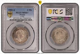 1902-A 2 Mk J-102 MS66+