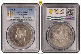 1895-A 5 Mk J-73 MS63