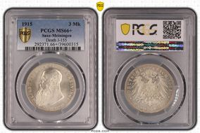 1915 3 Mk Death J-155 MS66+