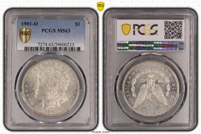 1901-O $1 MS63