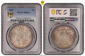 1897 $1 MS62