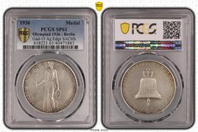 1936 Medal Gad-15 Ag  Edge: SACHS SP61