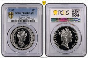 1992 $25 Princess Diana PR69DCAM