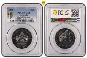 2001 50C Capital Territory MS68