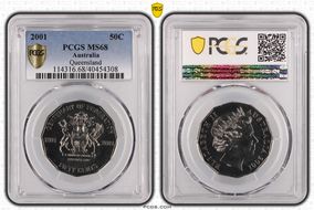 2001 50C Queensland MS68
