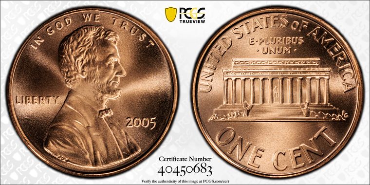 Cert 40450683 - Coin Image