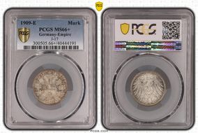 1909-E Mark J-17 MS66+