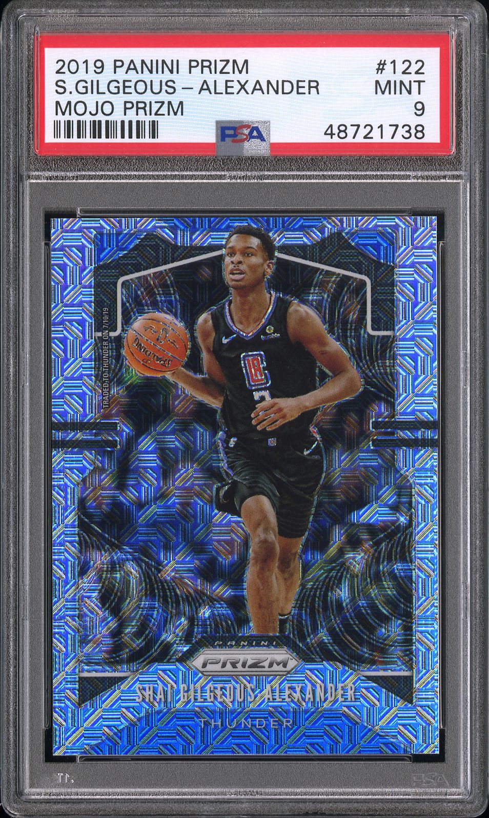 2019 Panini Prizm MOJO PRIZM #122 S.Gilgeous-Alexander front