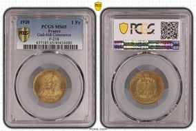 1920 1 Fr Gad-468 Commerce F-218 MS65